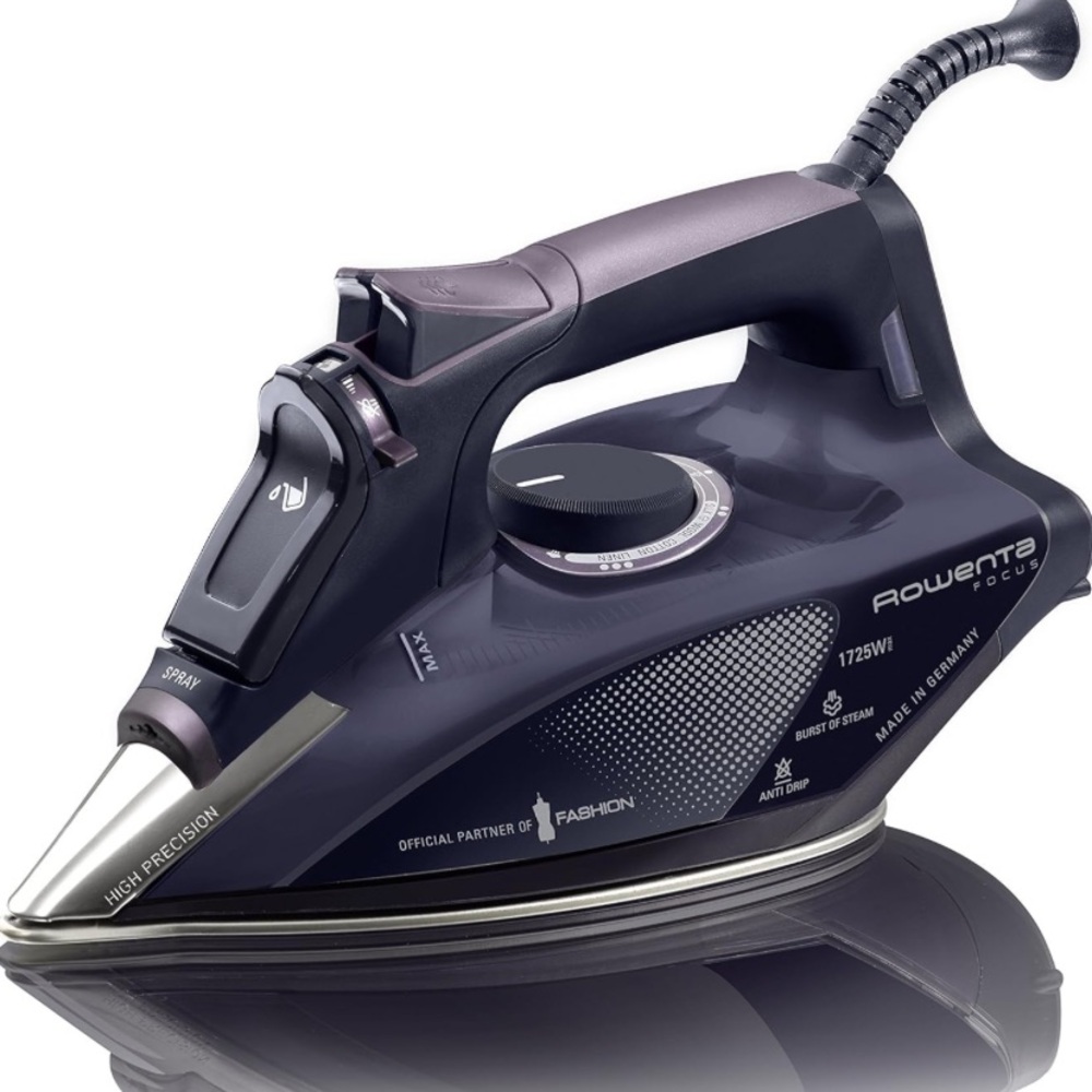 Rowenta Purple and Black Steam Iron